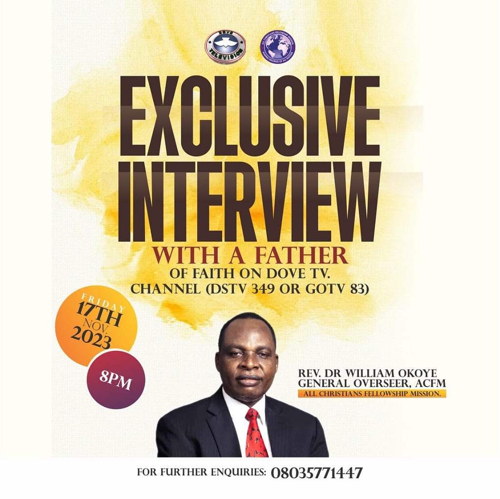 Dove interview, Rev Dr William Okoye